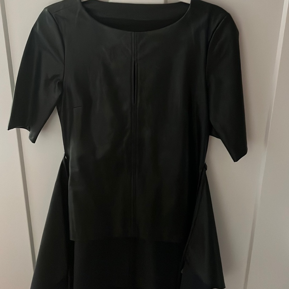 Armani Exchange Black Leather